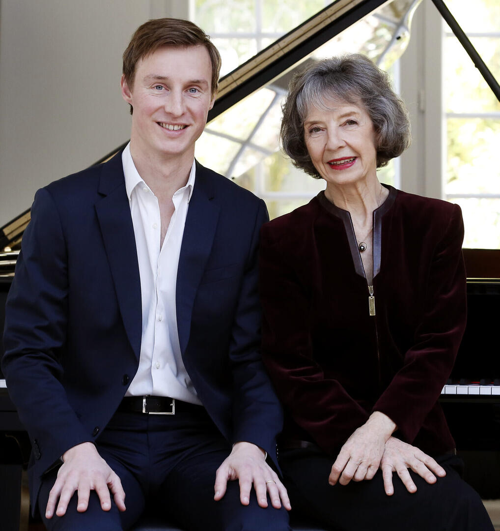 Anne Queffelec, Gaspard Dehaene. 09/03/2021. Photo Caroline Doutre