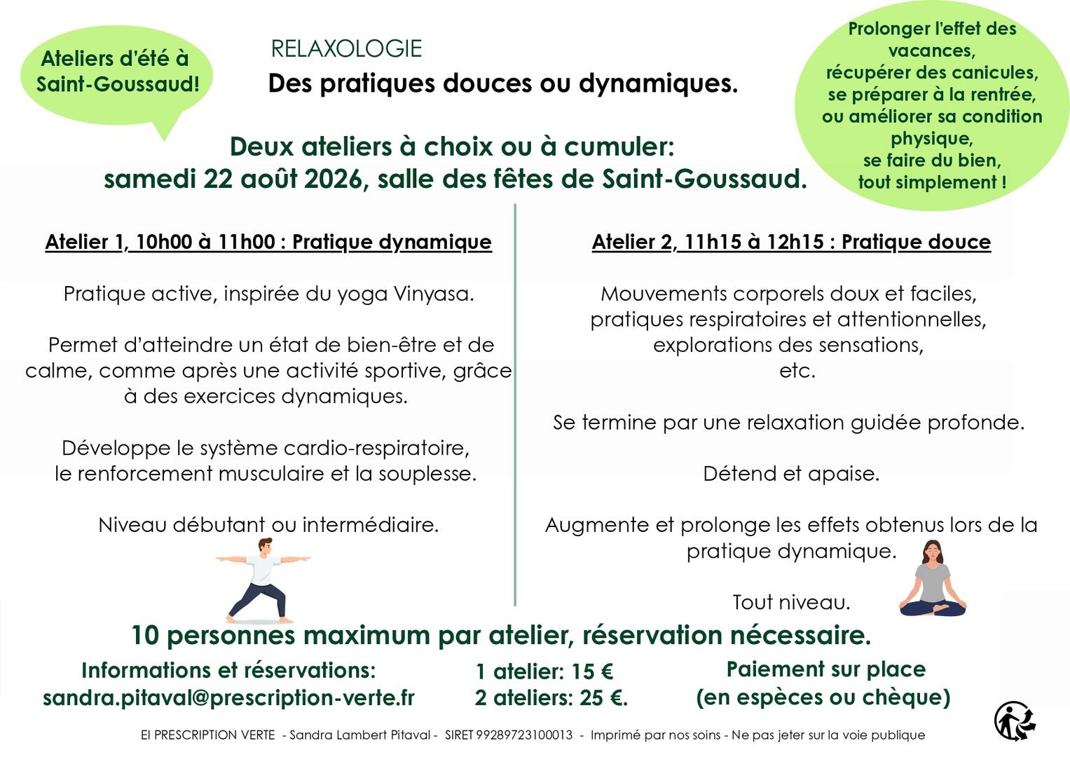 Ateliers d'été