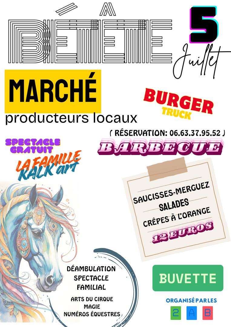 affiche Marché Bétête