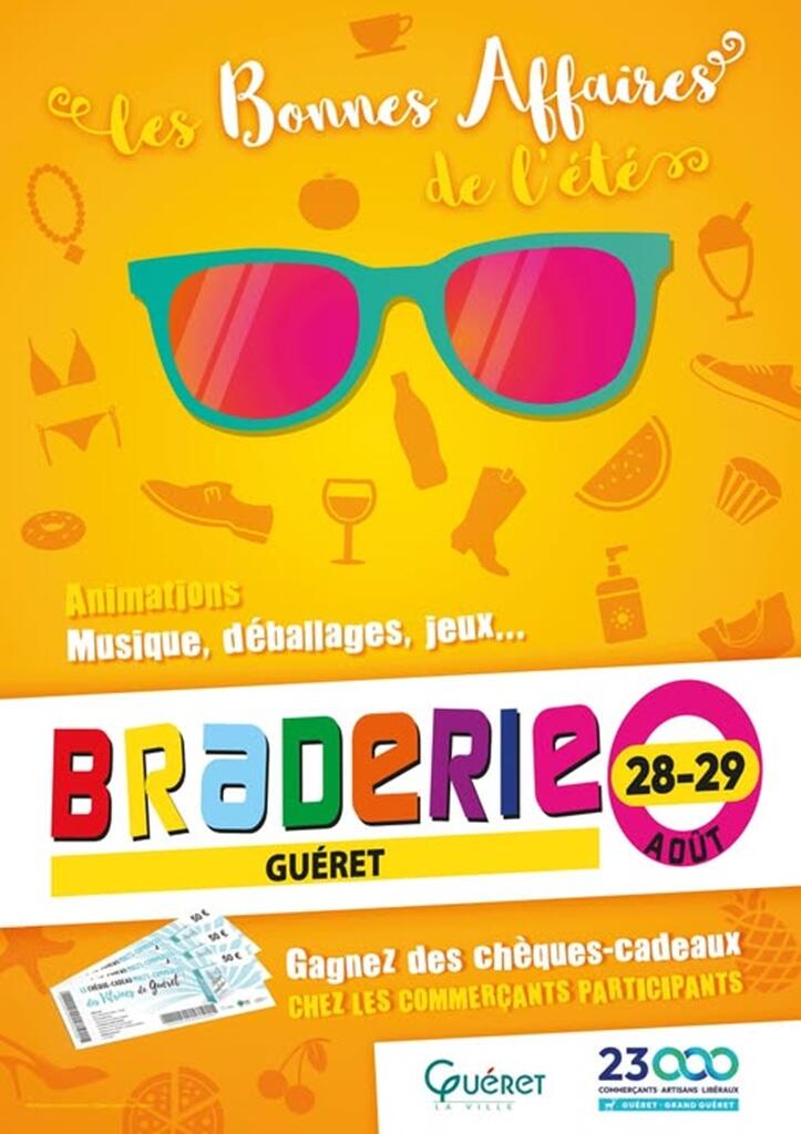 Braderie été commerçants Guéret