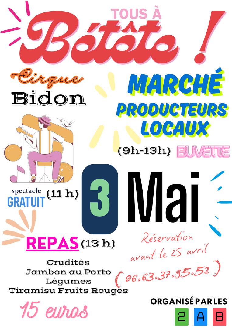 affiche Marché Bétête