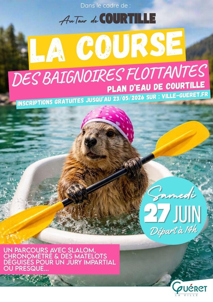 Course Baignoires flottantes