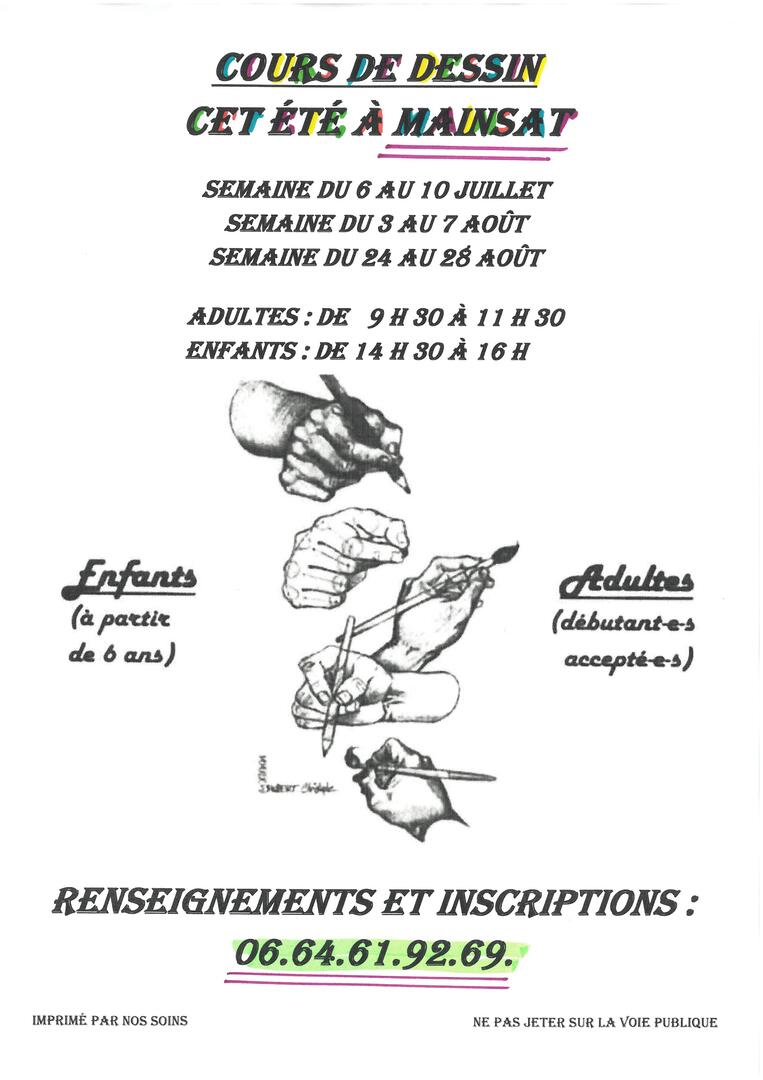 Cours de dessins