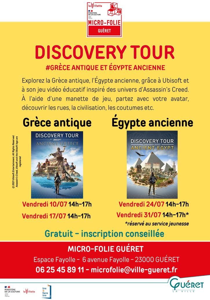DISCOVERY TOUR -JUILLET 2026