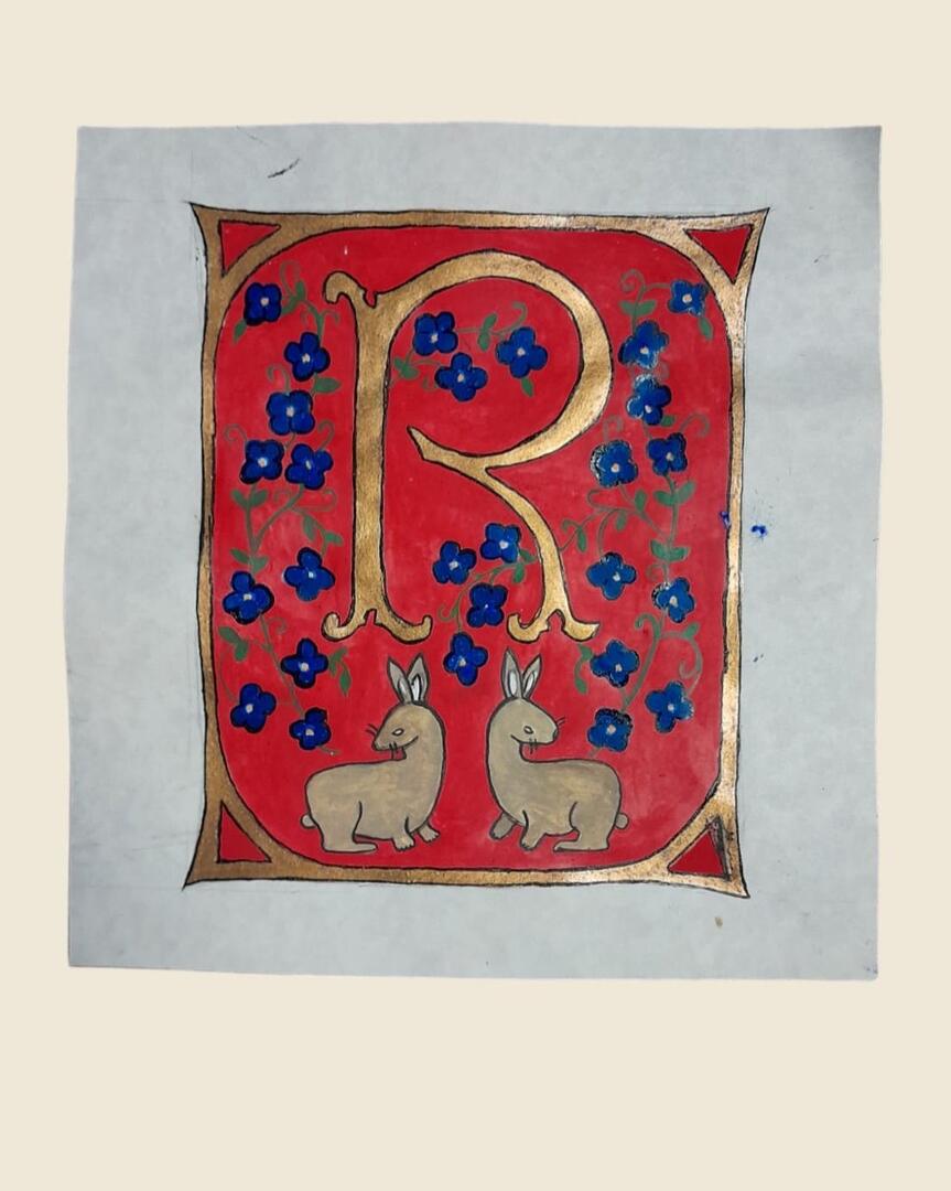 Enluminure sur papier 2020.14.11