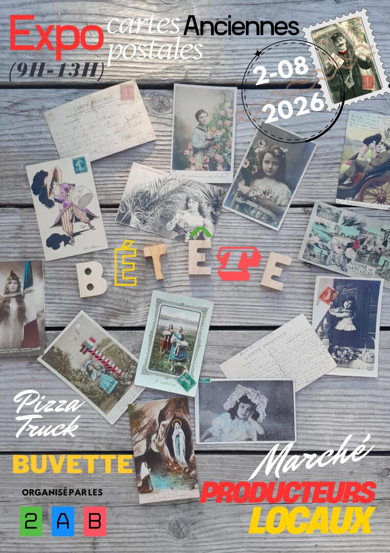 affiche Marché Bétête Aout