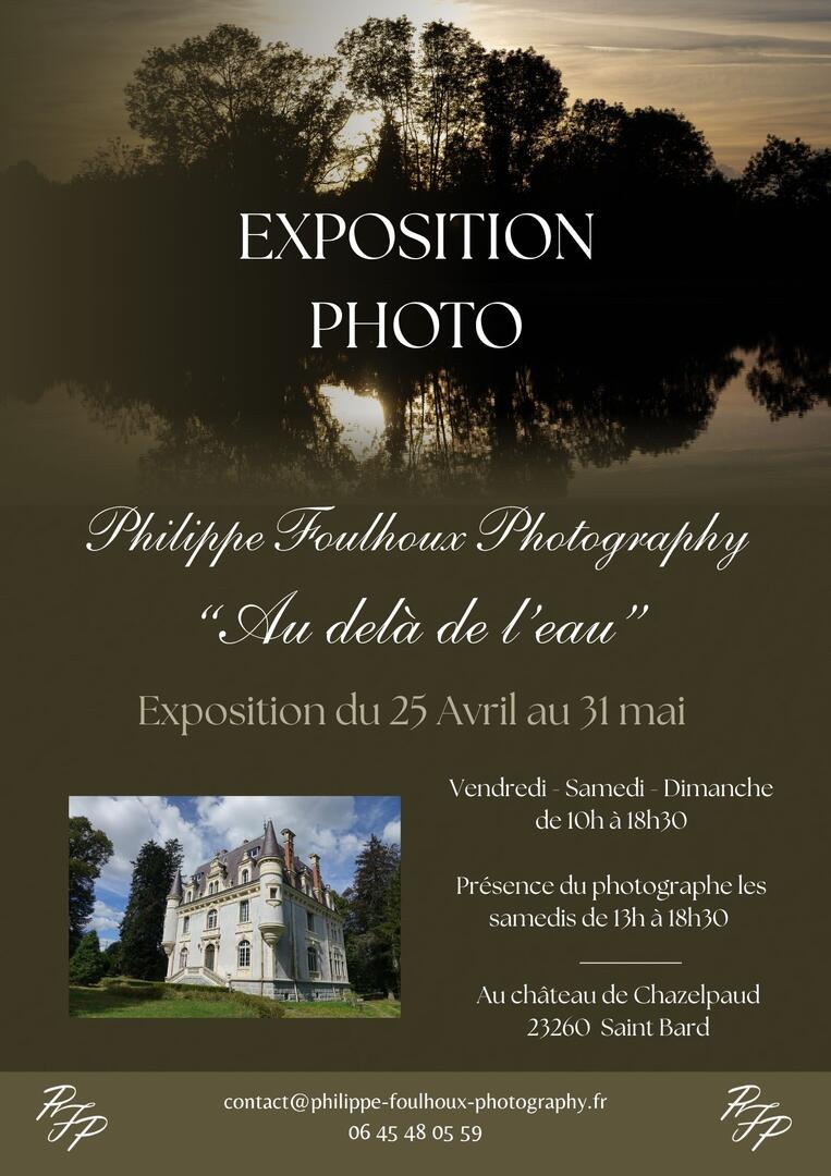 Black White Simple Photography Exhibition Event Flyer - 4
