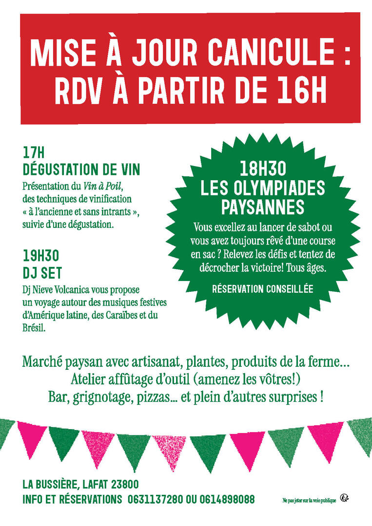 Flyer_La bussiere_canicule