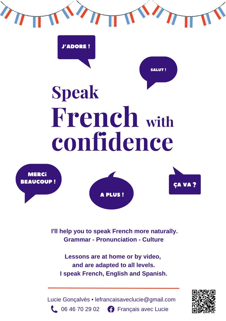 Flyer cours de français  - 6