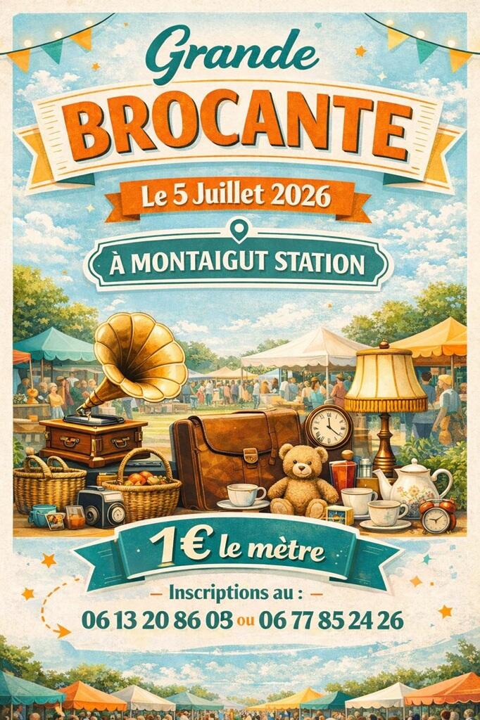 Grande Brocante Montaigut Station