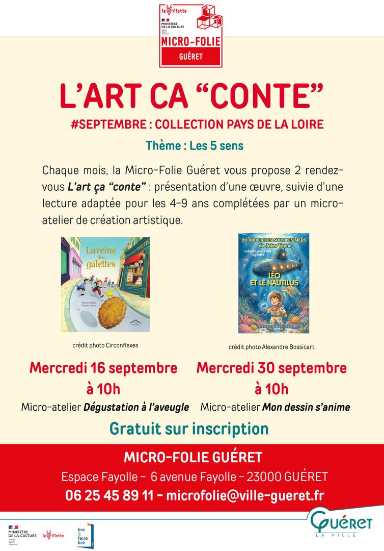 L'art ça conte - septembre 26