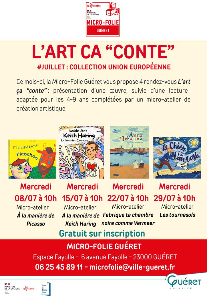 L'ART CA CONTE -JUILLET 2026