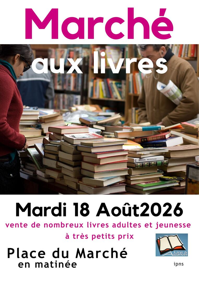 Marché aux livres 18 août 2026