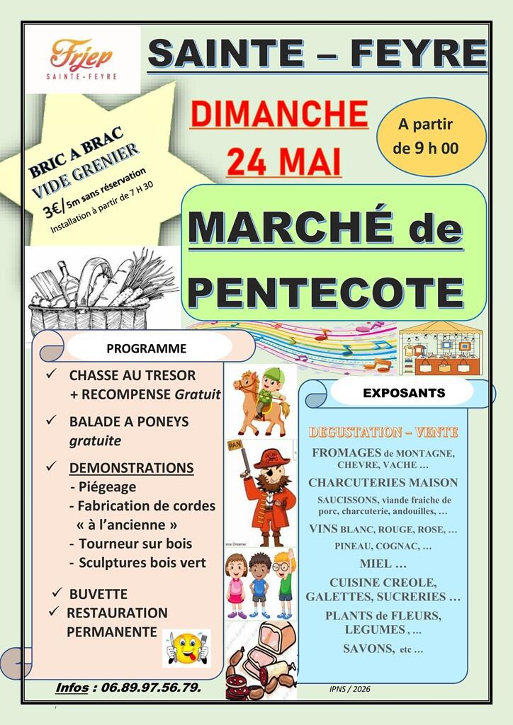 Marché de PENTECOTE
