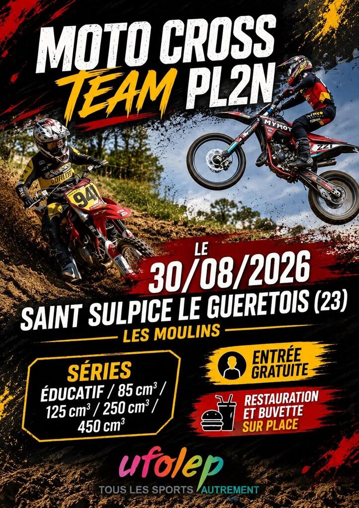 Moto cross St Sulpice le Guérétois