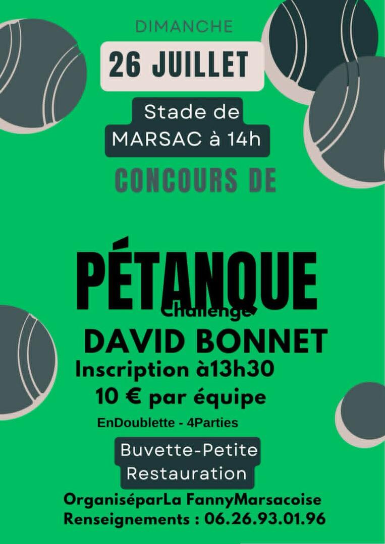 Pétanque Marsac