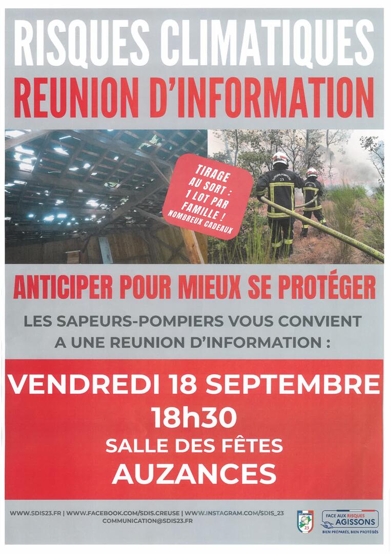 RISQUE CLIMATIQUE 18 SEPTEMBRE