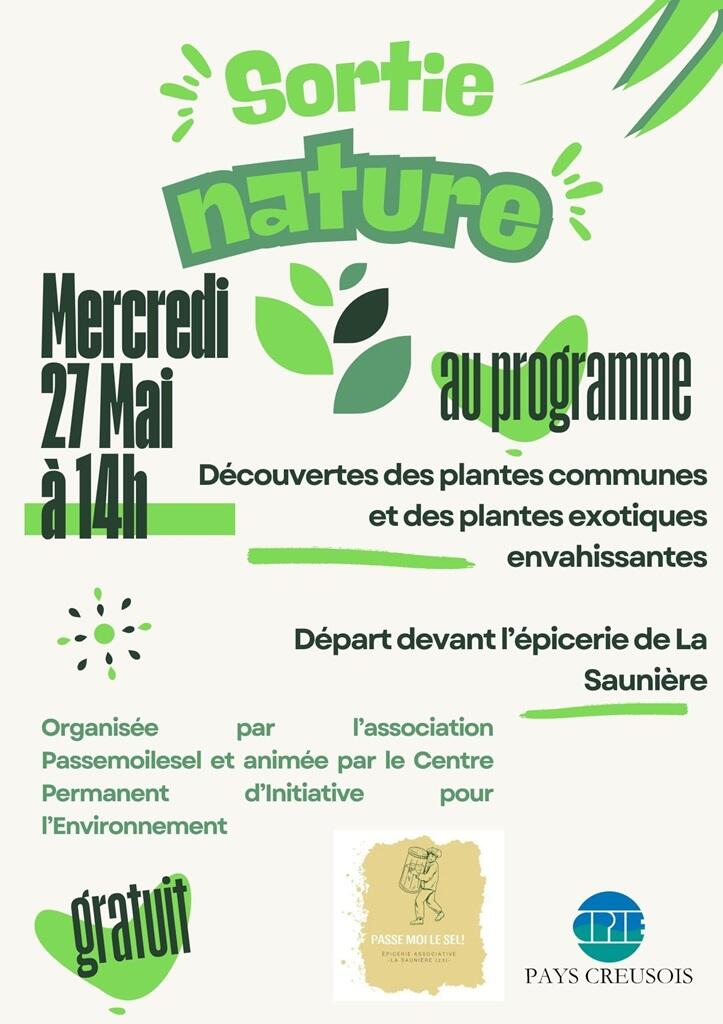 Sortie nature passe-moi le sel