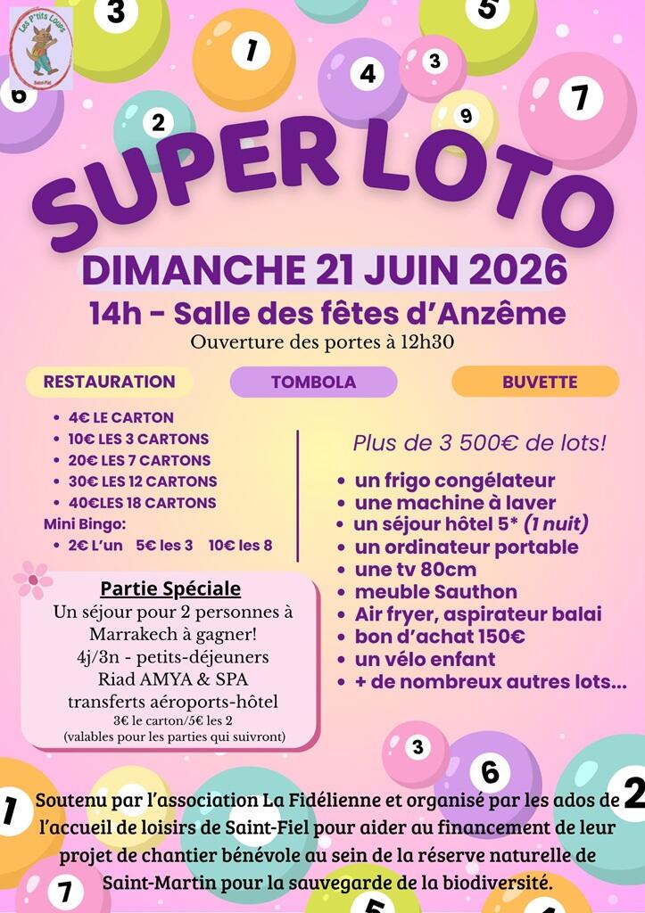 Super loto Anzême