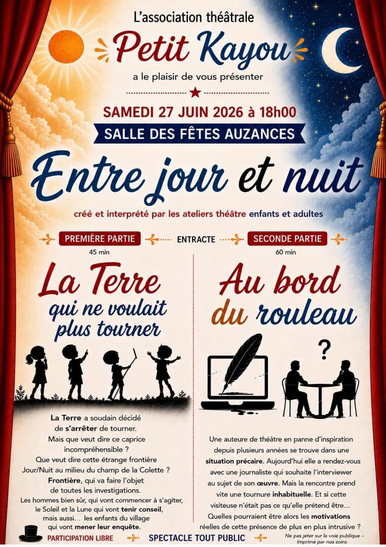 Theatre Entre jour et nuit Petit Kayou