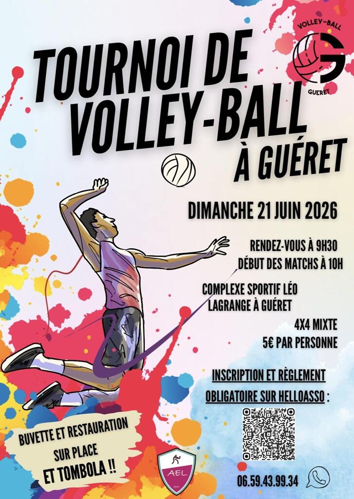 Tournoi Volley ball gueret