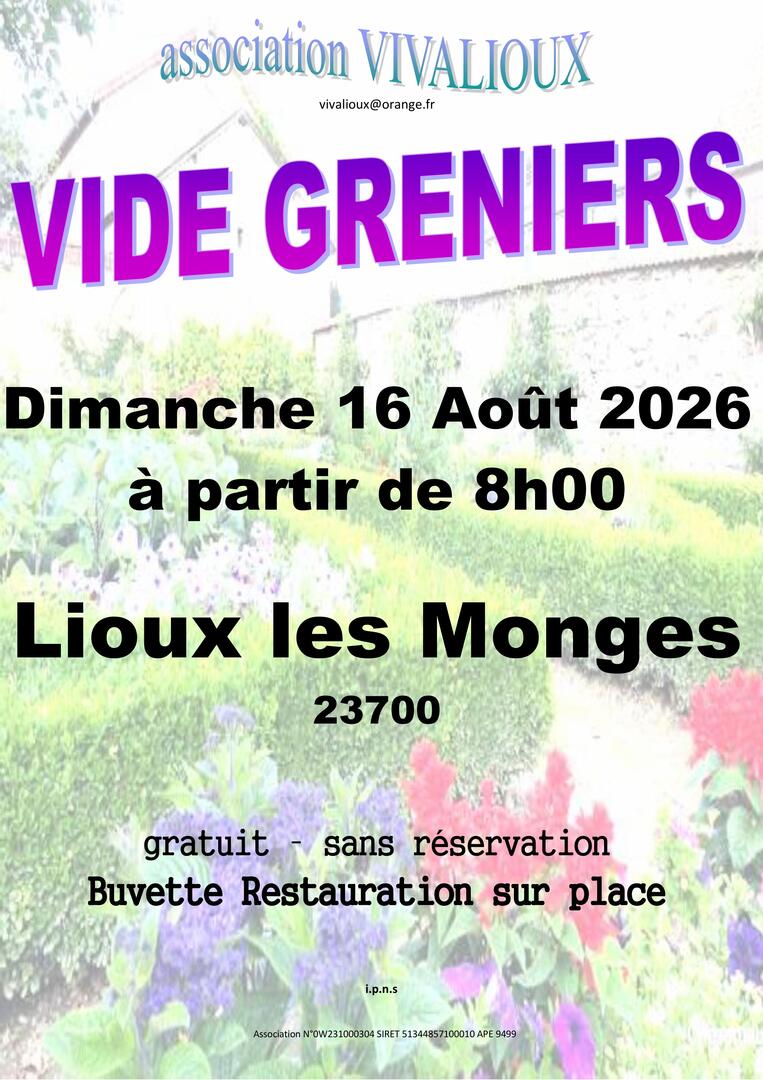 Vide Grenier 2026