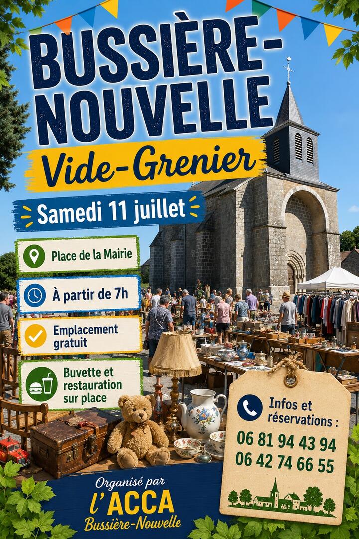 Vide grenier 11 juillet