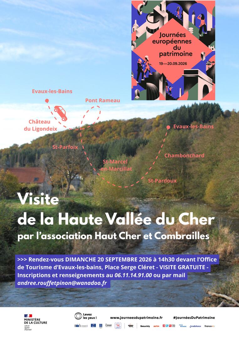 Visite de la haute vallée du cher par l’association Eau, Cher et Combrailles - 1