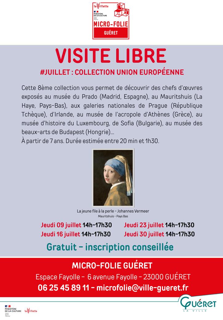 Visite libre  juillet 26