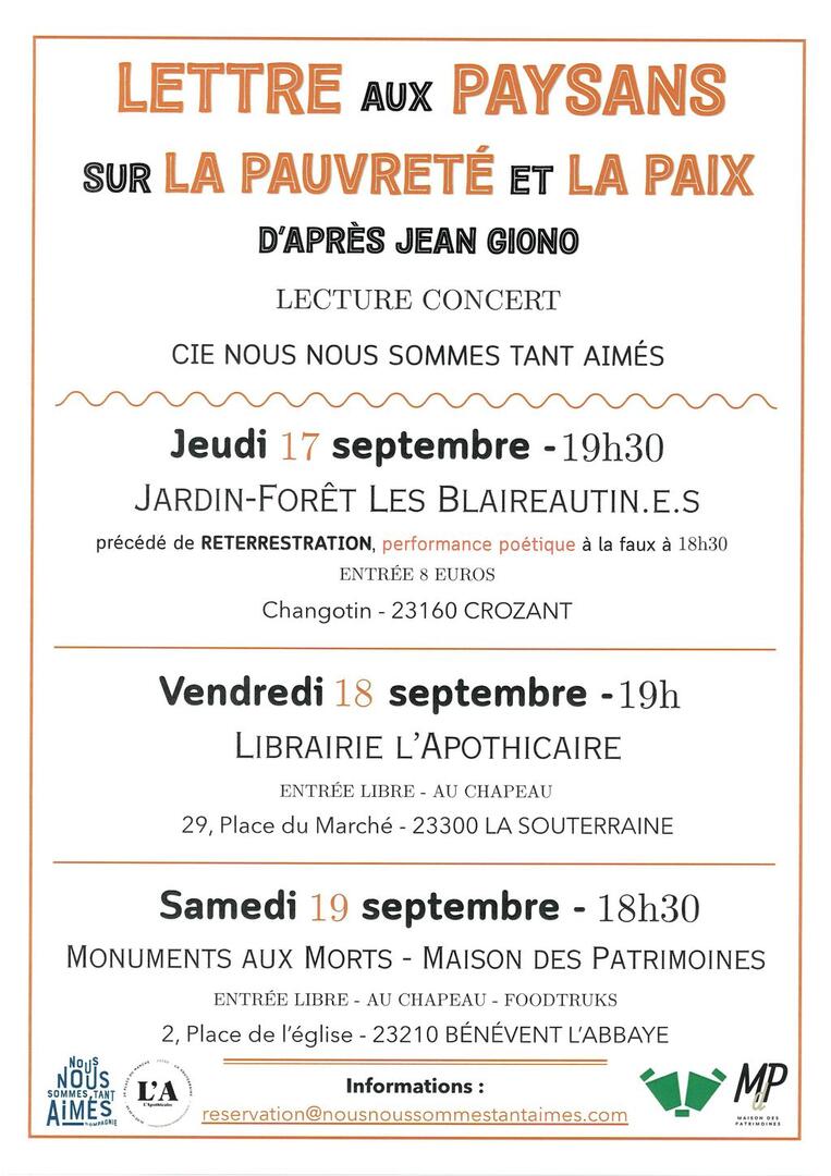 Lettre aux Paysans