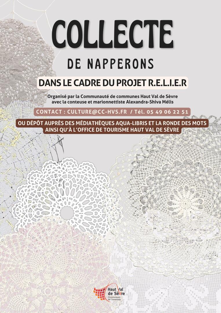 affiche collecte de napperons - 1