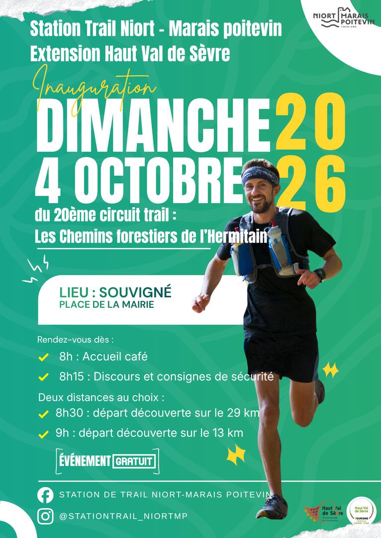 Affiche Inauguration - Souvigné - affiche inauguration circuit 20
