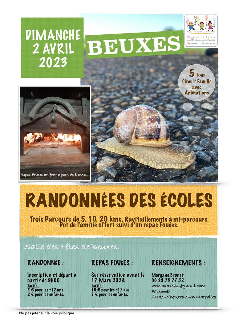 affiche rando 2023