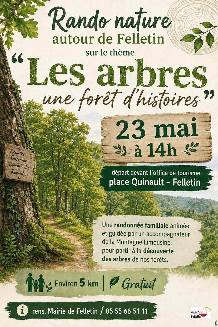 Affiche rando nature