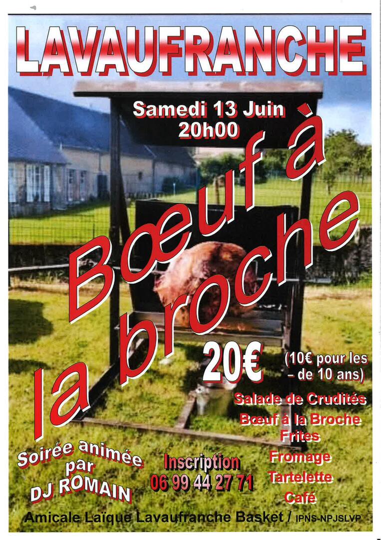boeuf à la broche
