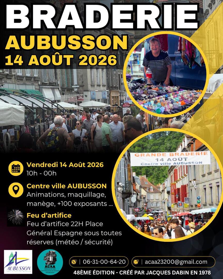 braderie aubusson