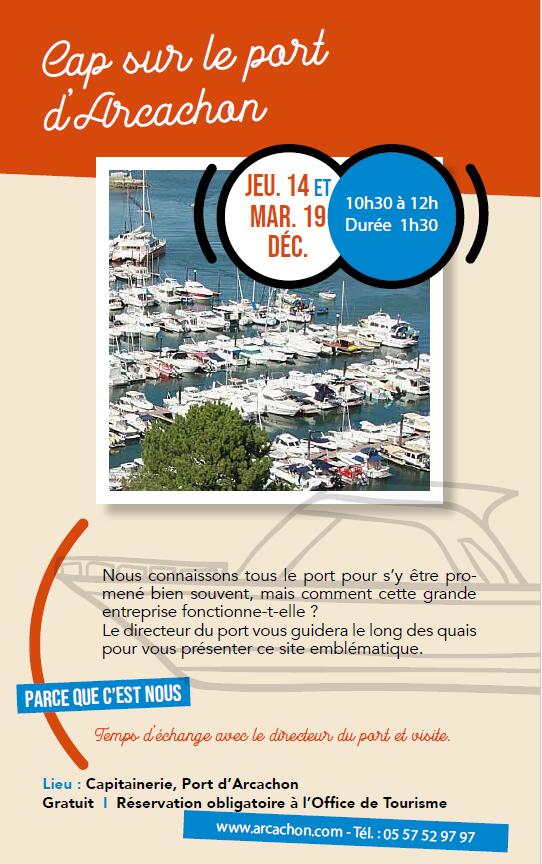 cap sur le port d'arcacahon