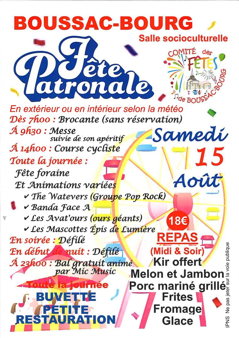 fête patronale