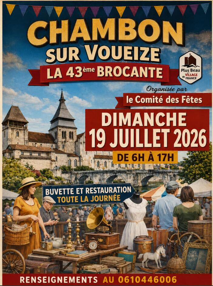43ème brocante Chambon