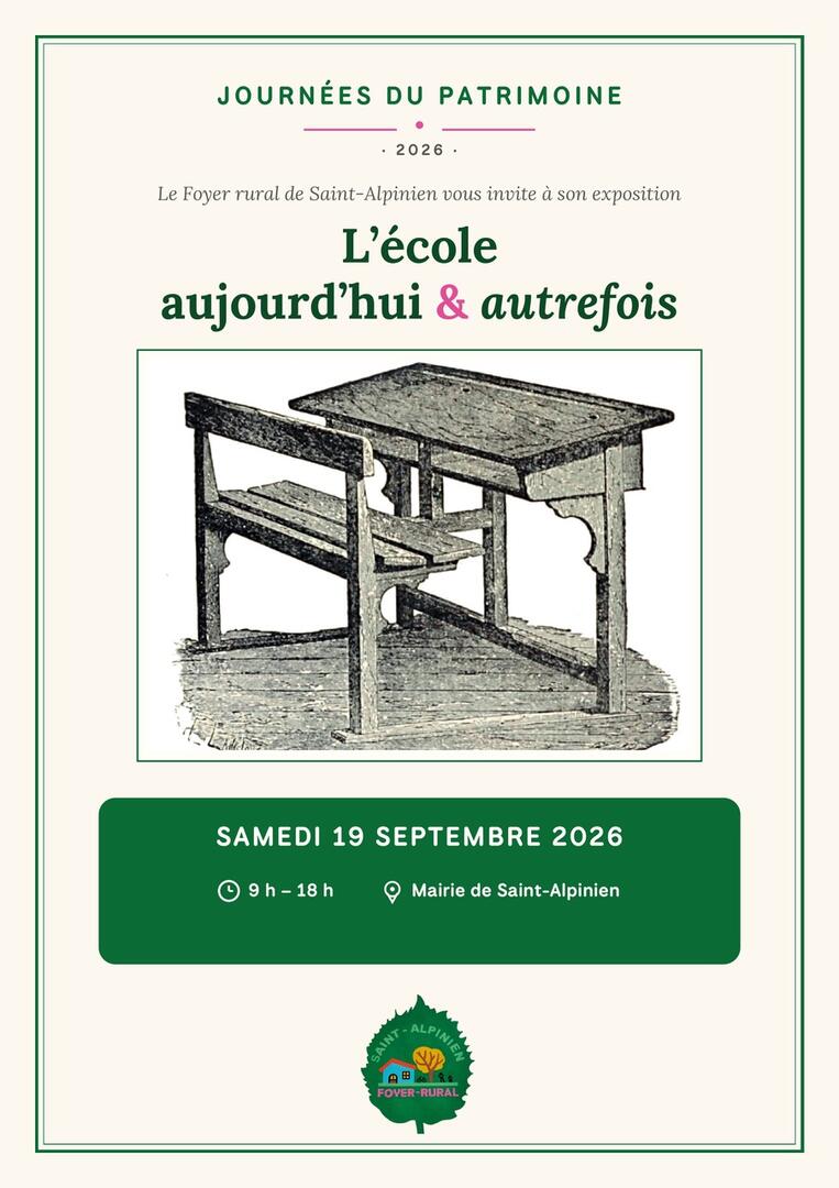 Ecole aujourd'hui & autrefois