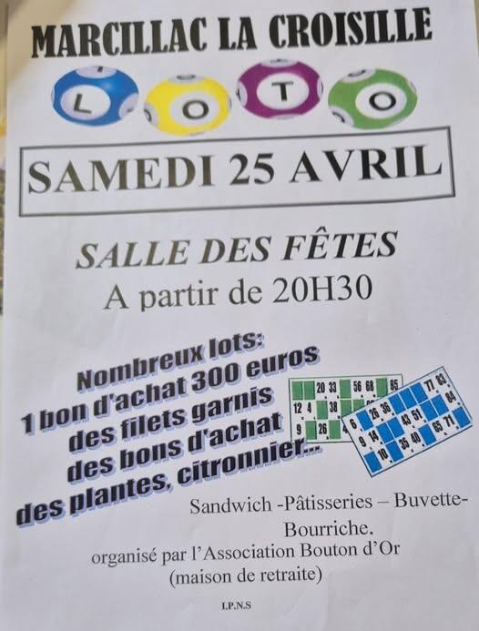 loto marcillac la croisille