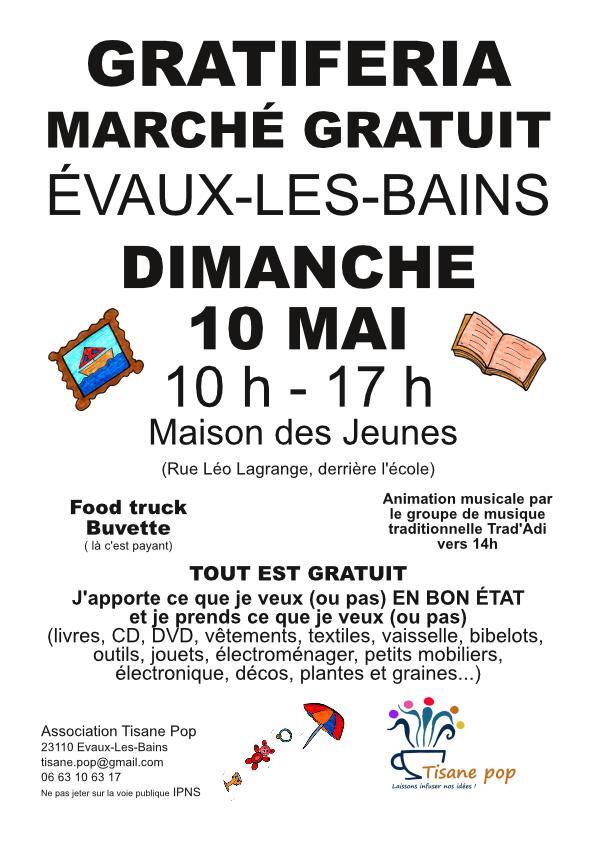 Marché gratuit mai