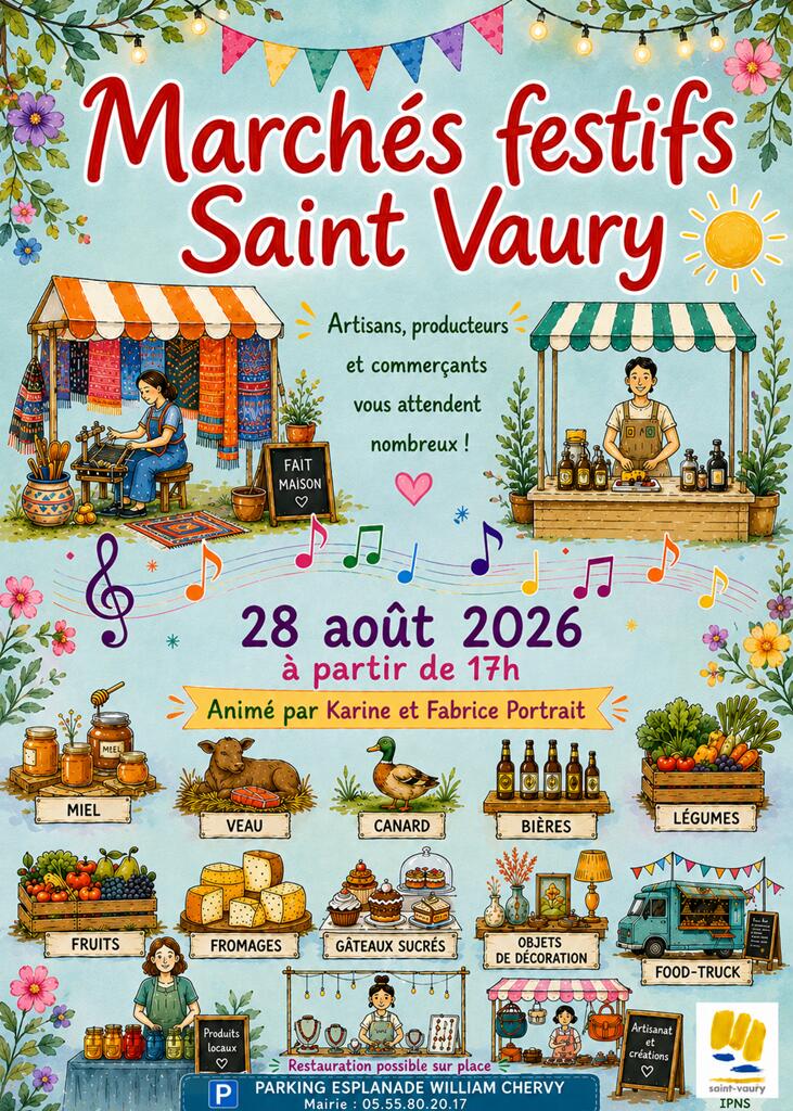 marché festif St Vaury