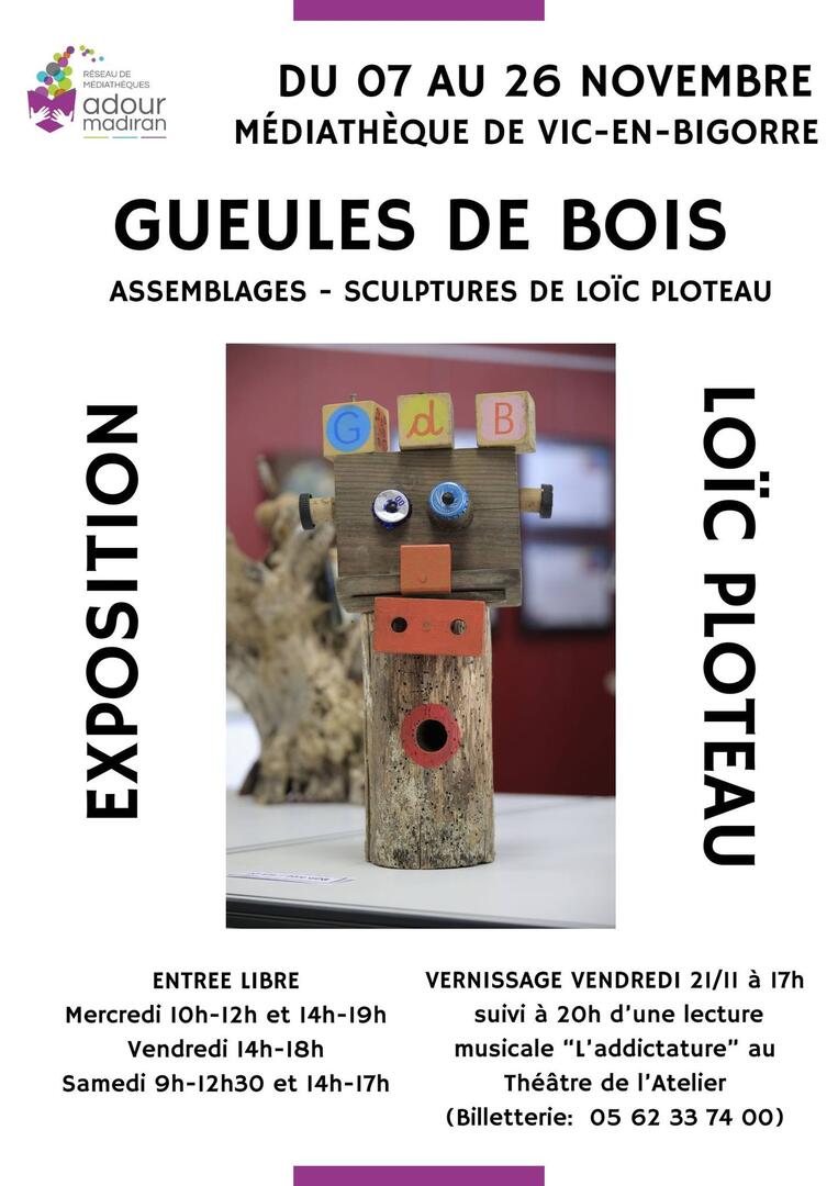 Exposition Loïc Ploteau Vic-en-Bigorre