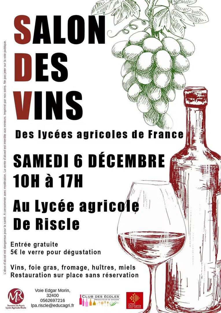 Salon des vins Lycée Riscle