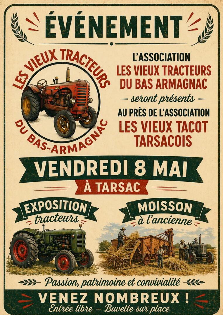 Exposition des vieux tracteurs