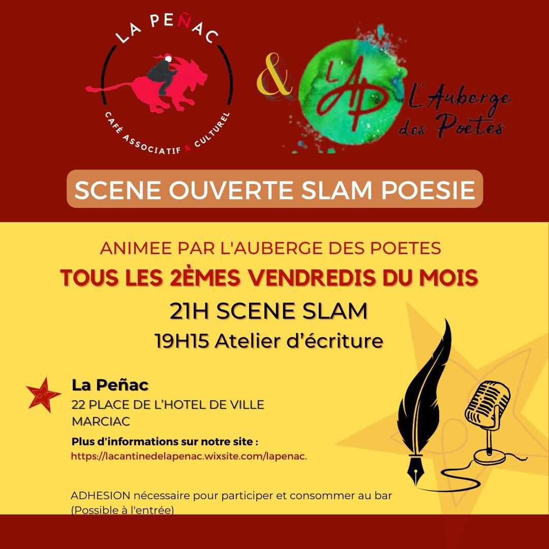 Scène ouverte slam poésie