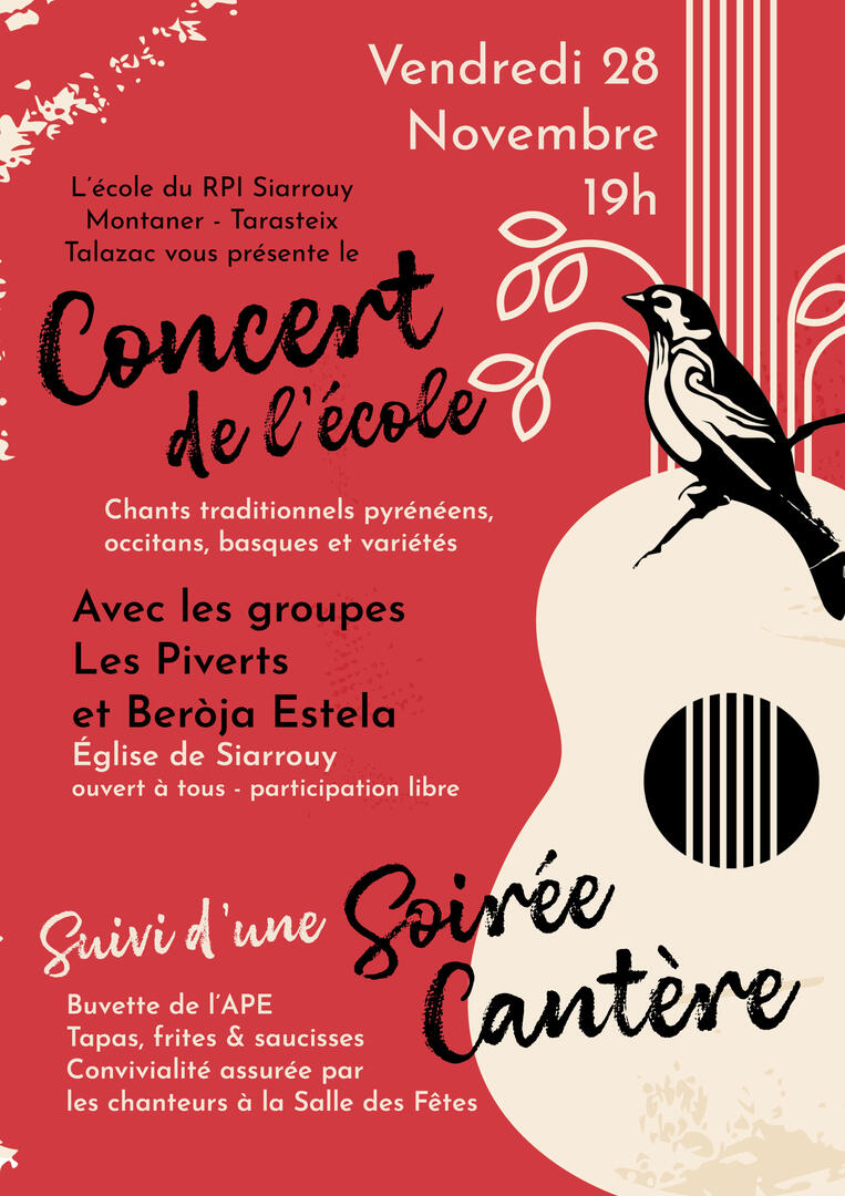 Concert de l'école Siarrouy