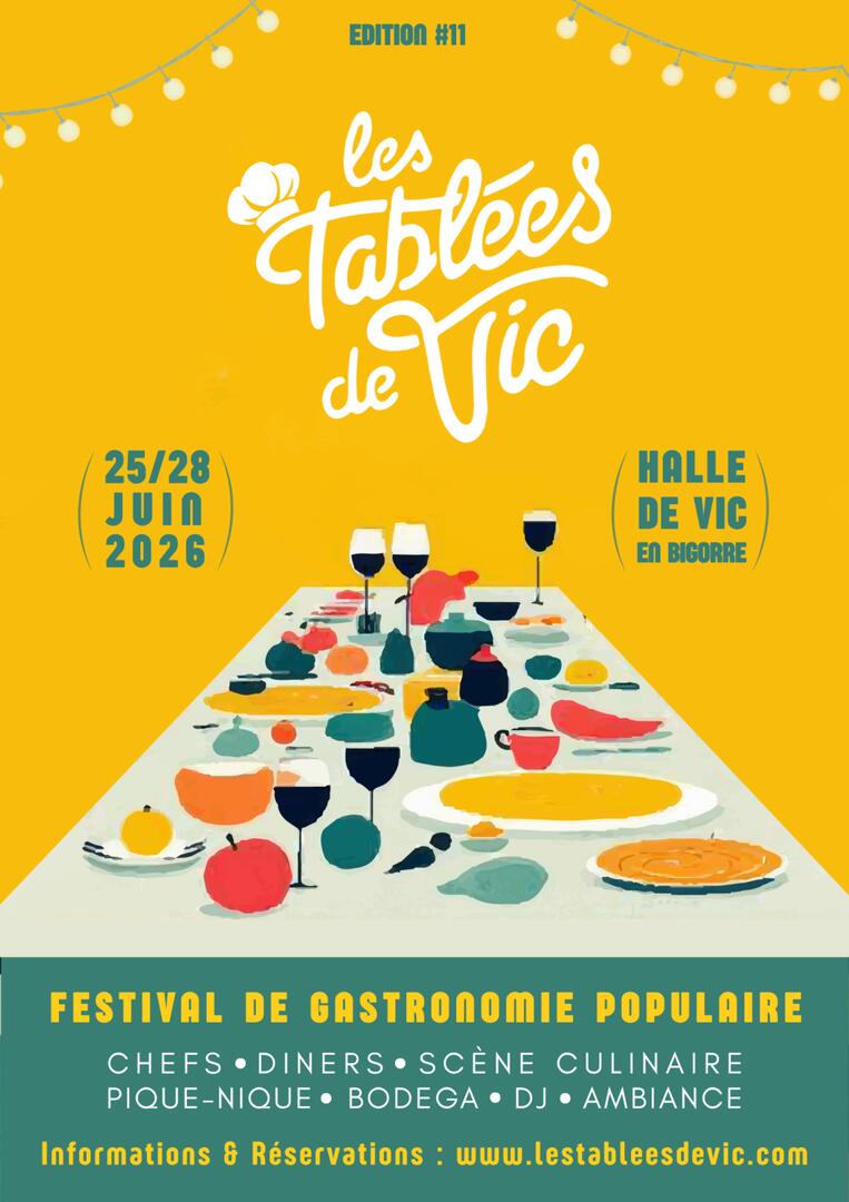 Affiche Tablées de Vic 2026