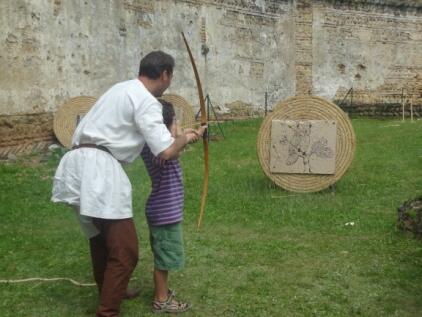 tir à l'arc château
